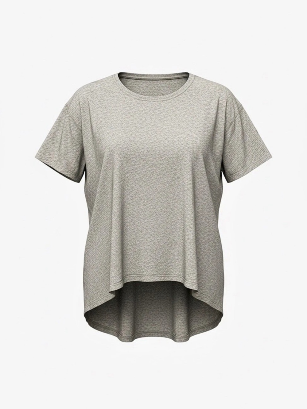 Lululemon Heather Grey Relaxed Oversized Short Sleeve Tee
